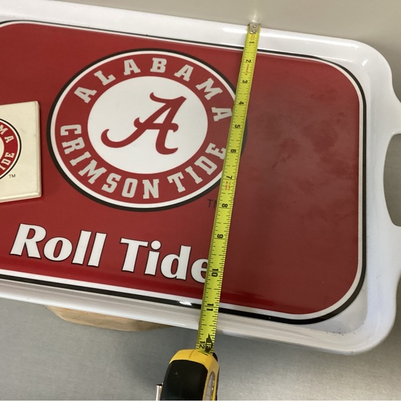 Alabama Crimson Tide College Football Melamine Serving Tray - Roll Tide - Rare - Picture 10 of 11